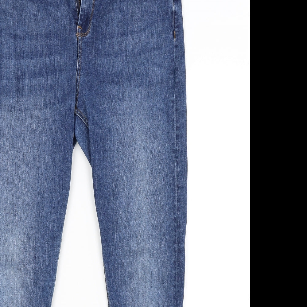 DENIM CO. Womens Blue   Skinny Jeans Size 16 L27 in