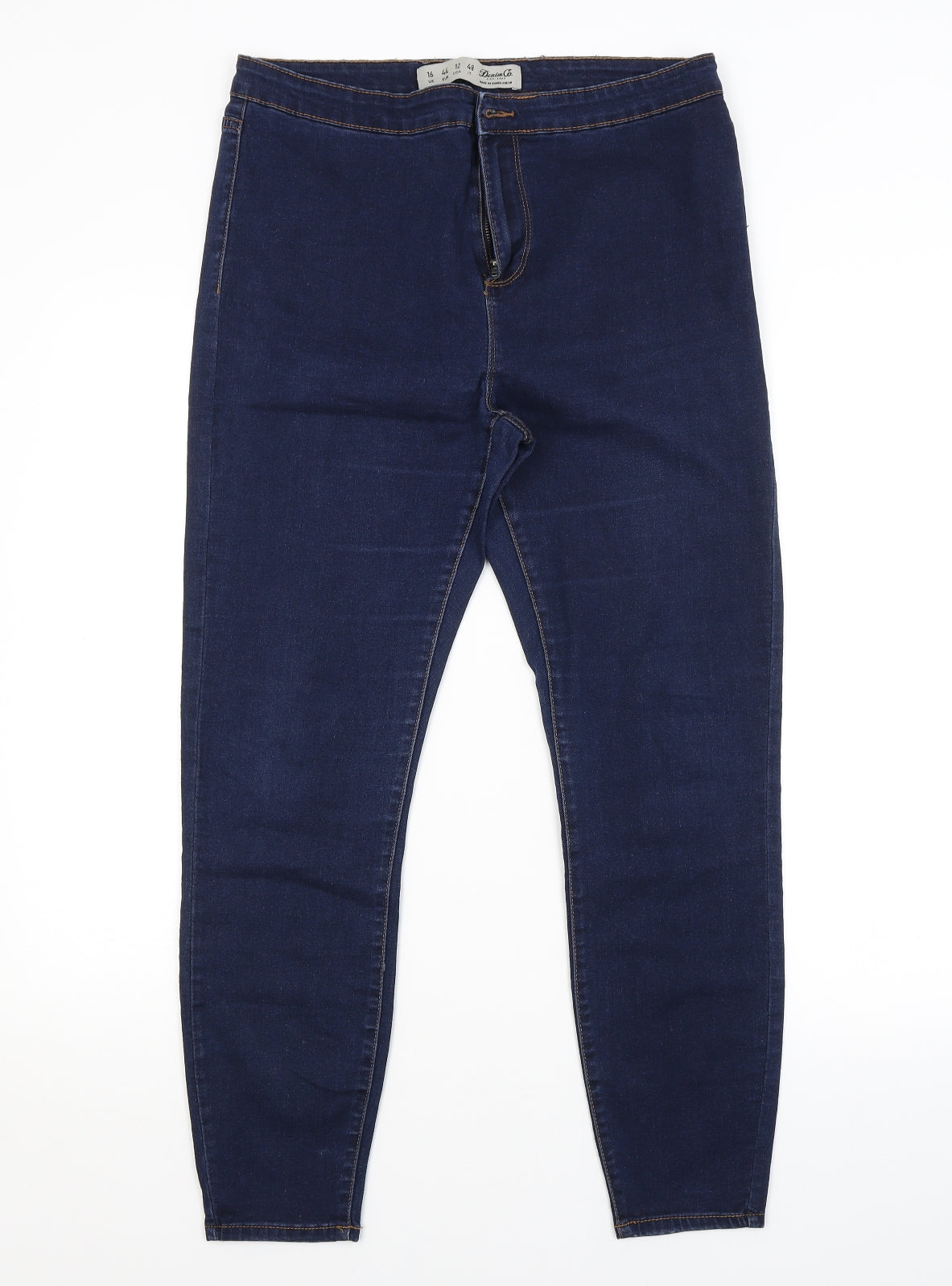 DENIM CO. Womens Blue   Skinny Jeans Size 16 L27 in