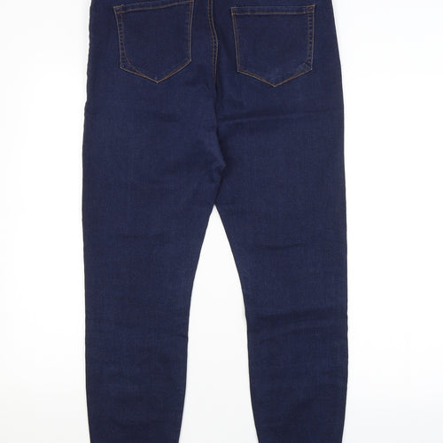DENIM CO. Womens Blue   Skinny Jeans Size 16 L27 in