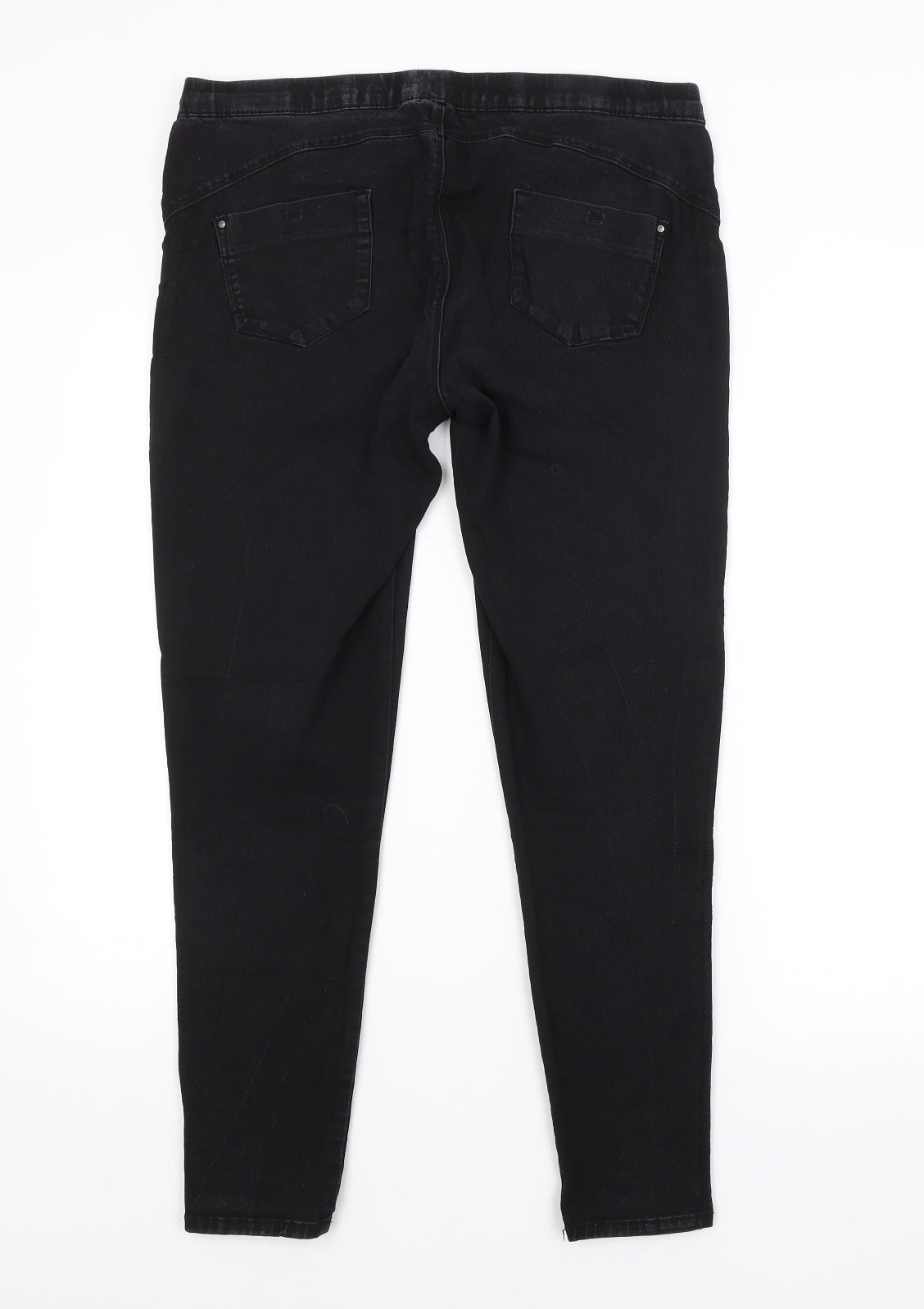 DENIM CO. Womens Black   Jegging Jeans Size 14 L28 in