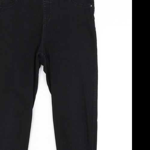 DENIM CO. Womens Black   Jegging Jeans Size 14 L28 in