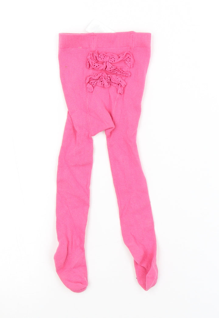 Debenhams Girls Pink Jogger Leggings Size 12-18 Months