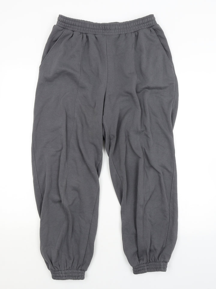 H&M Womens Grey   Sweatpants Trousers Size S L25 in