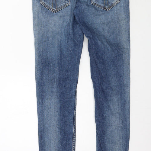 Preworn Womens Blue  Denim Skinny Jeans Size 27 in L30 in