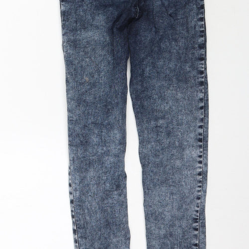 TALLY WEiJL Womens Blue  Denim Skinny Jeans Size 6 L28 in