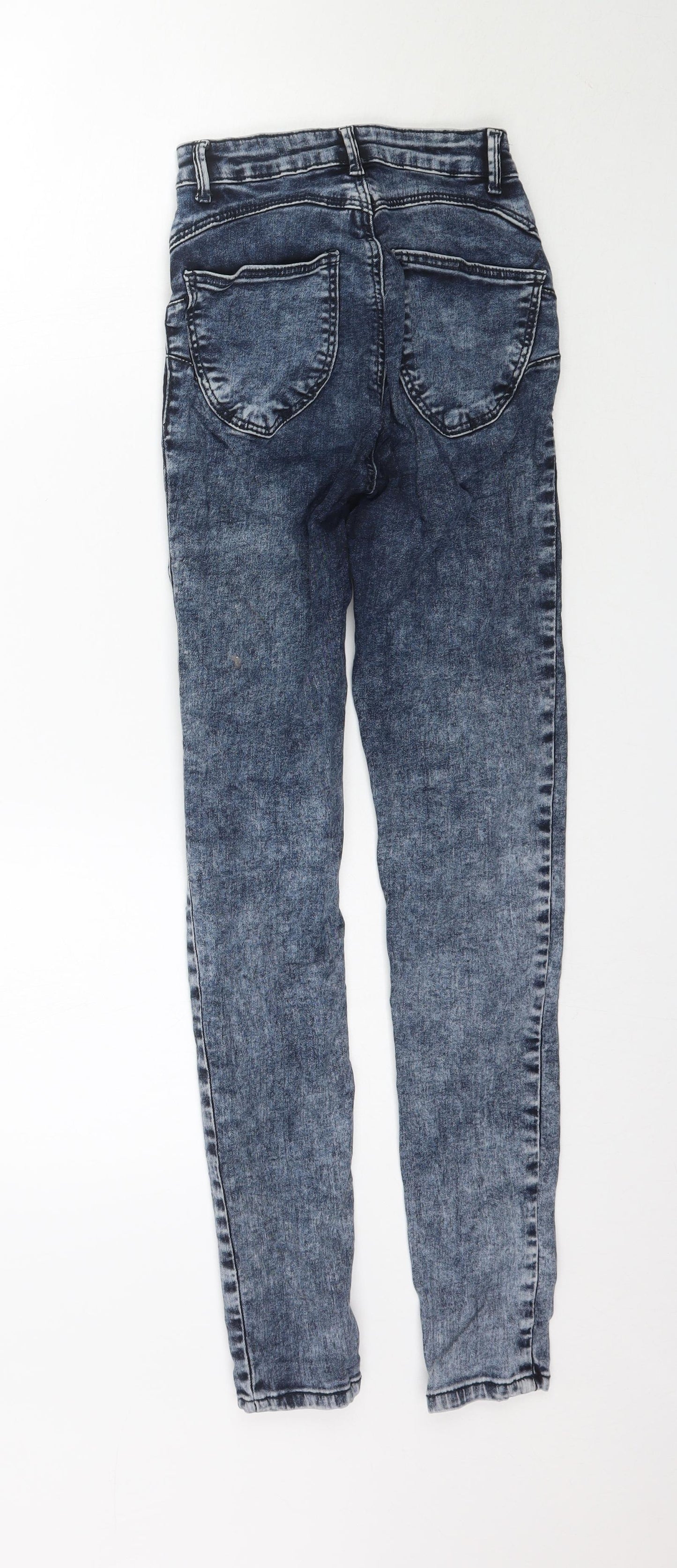 TALLY WEiJL Womens Blue  Denim Skinny Jeans Size 6 L28 in