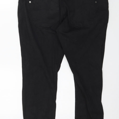 Janina Womens Black  Denim Skinny Jeans Size 18 L32 in