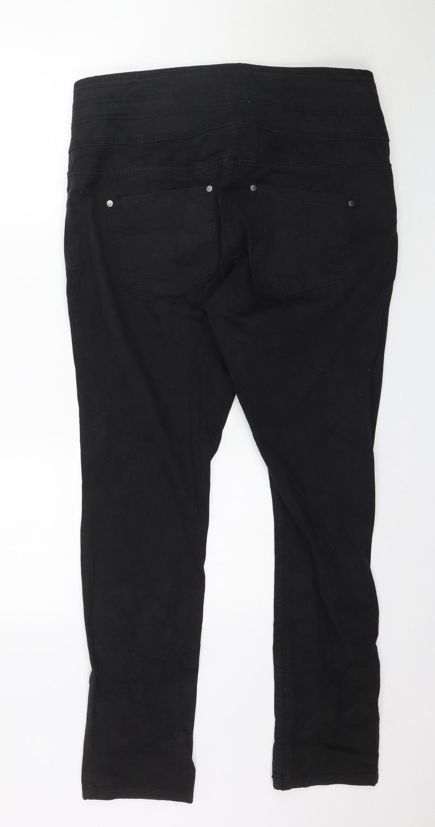 Janina Womens Black  Denim Skinny Jeans Size 18 L32 in