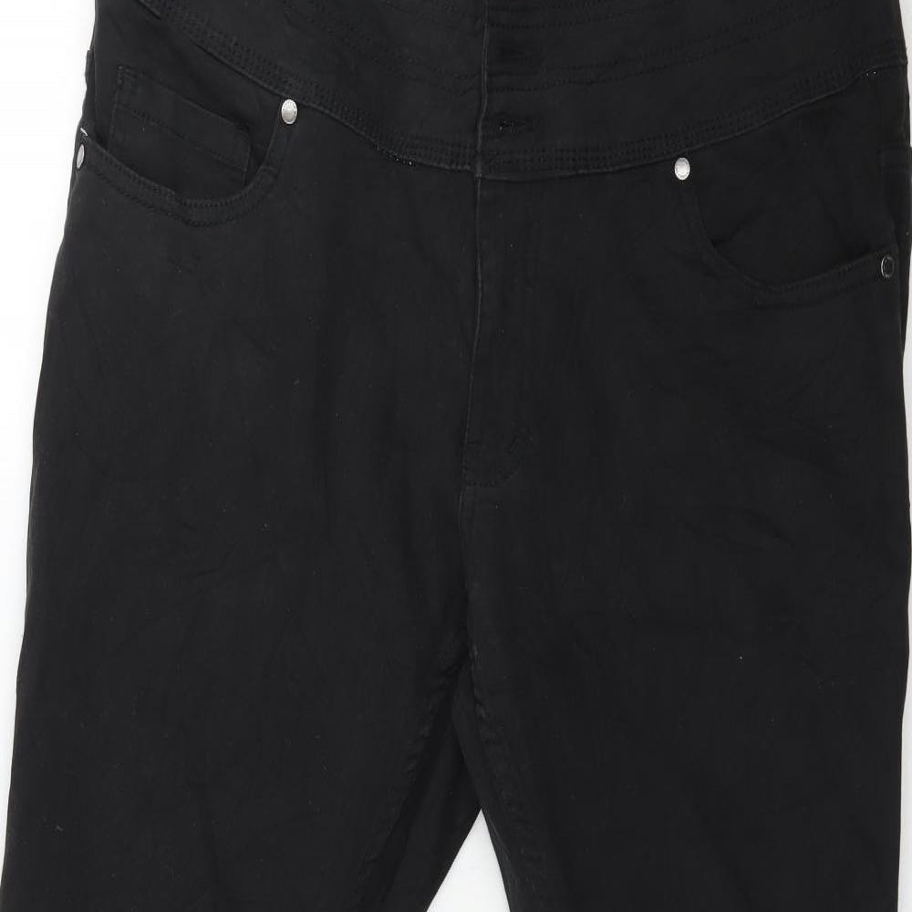 Janina Womens Black  Denim Skinny Jeans Size 18 L32 in