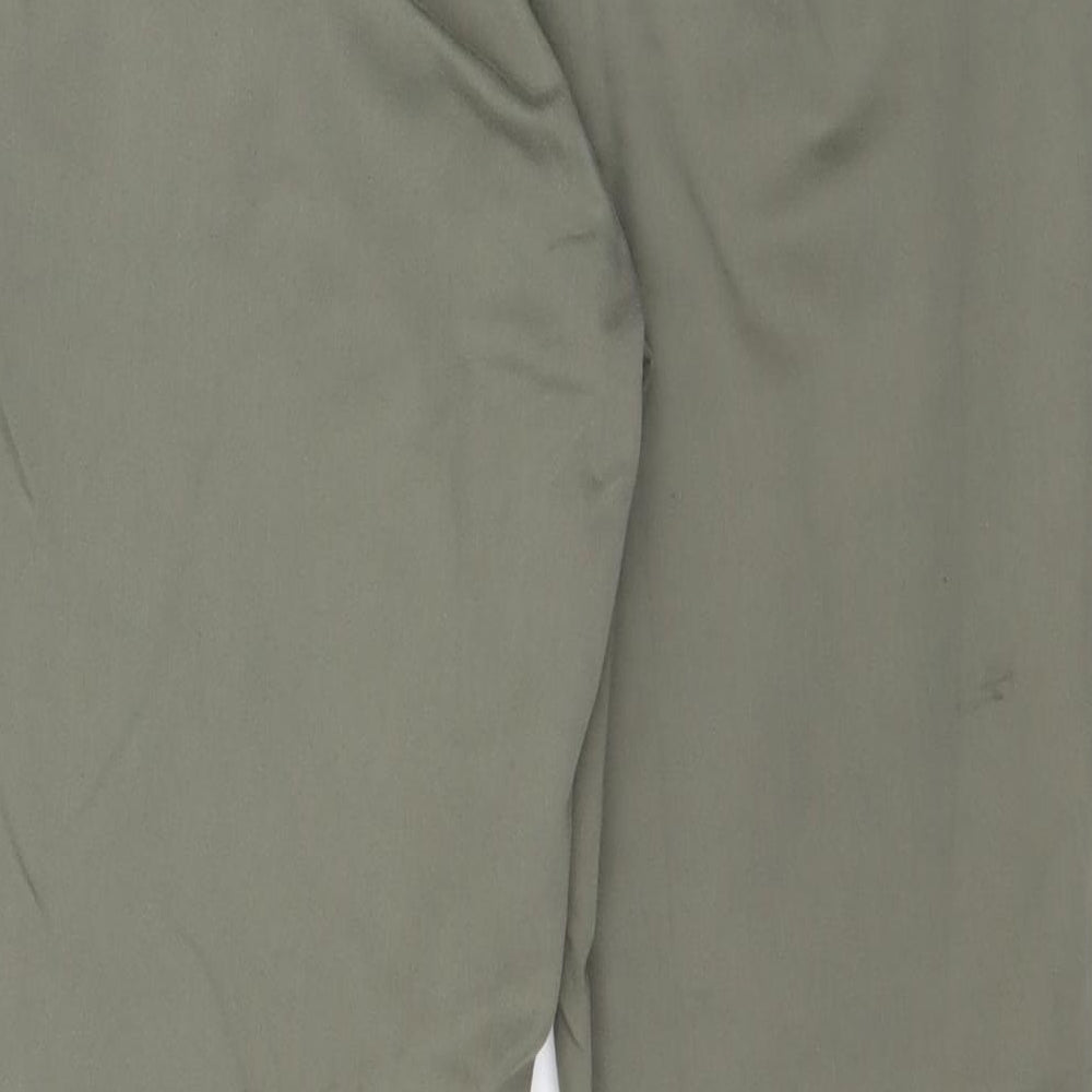 H&M Womens Green   Trousers  Size 10 L26 in