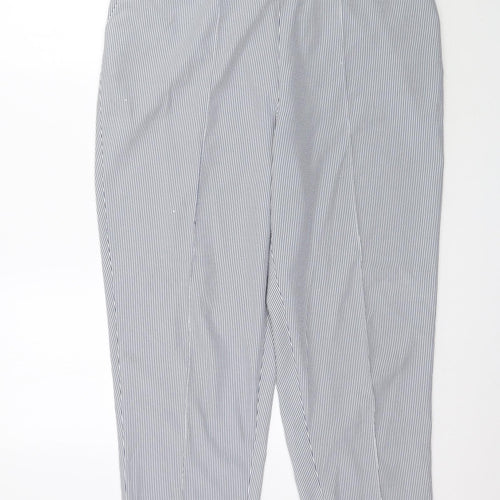BM Womens Grey Striped  Trousers  Size 20 L27 in