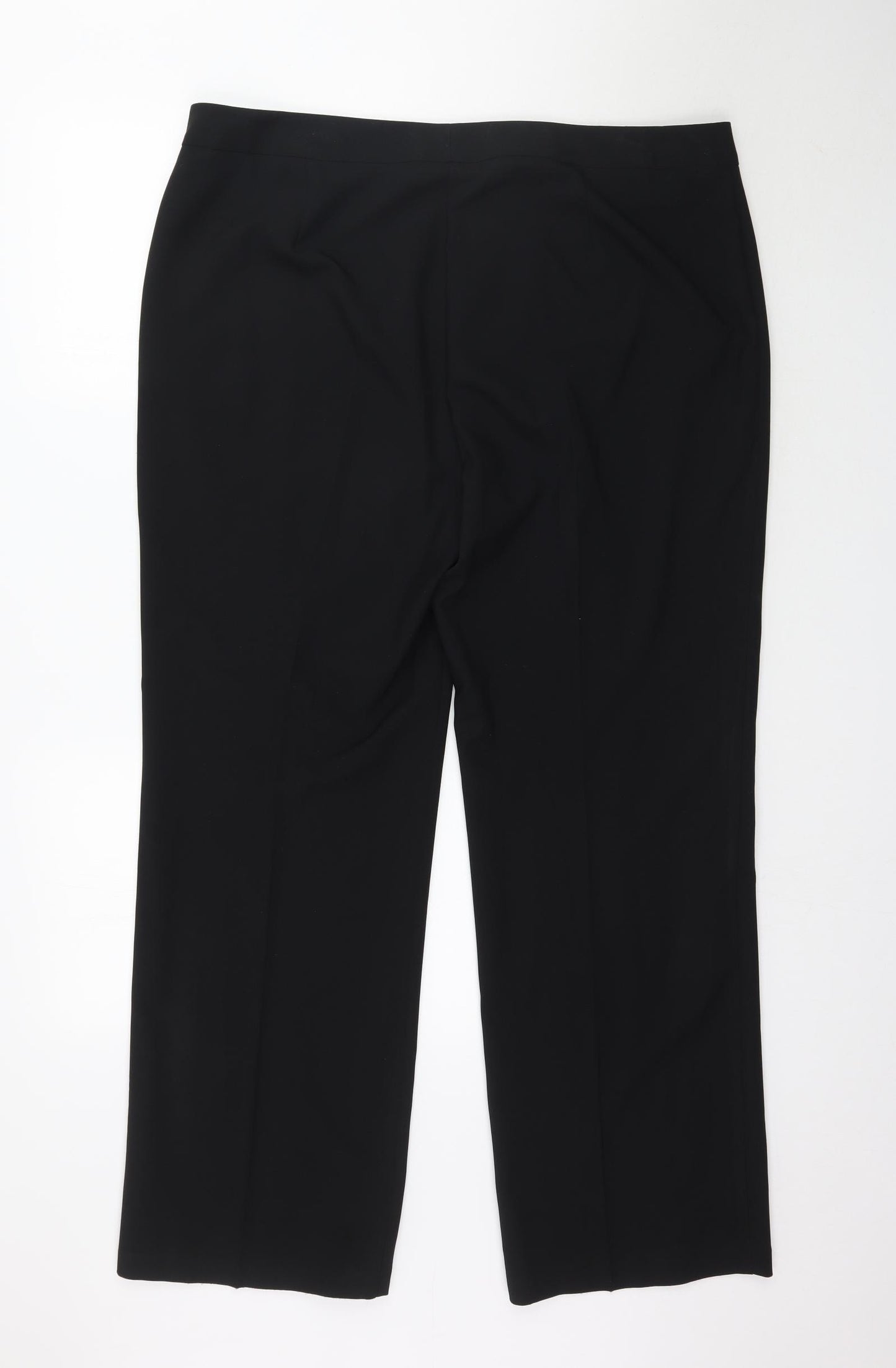 Marks and Spencer Womens Black   Trousers  Size 18 L32 in - Work Office