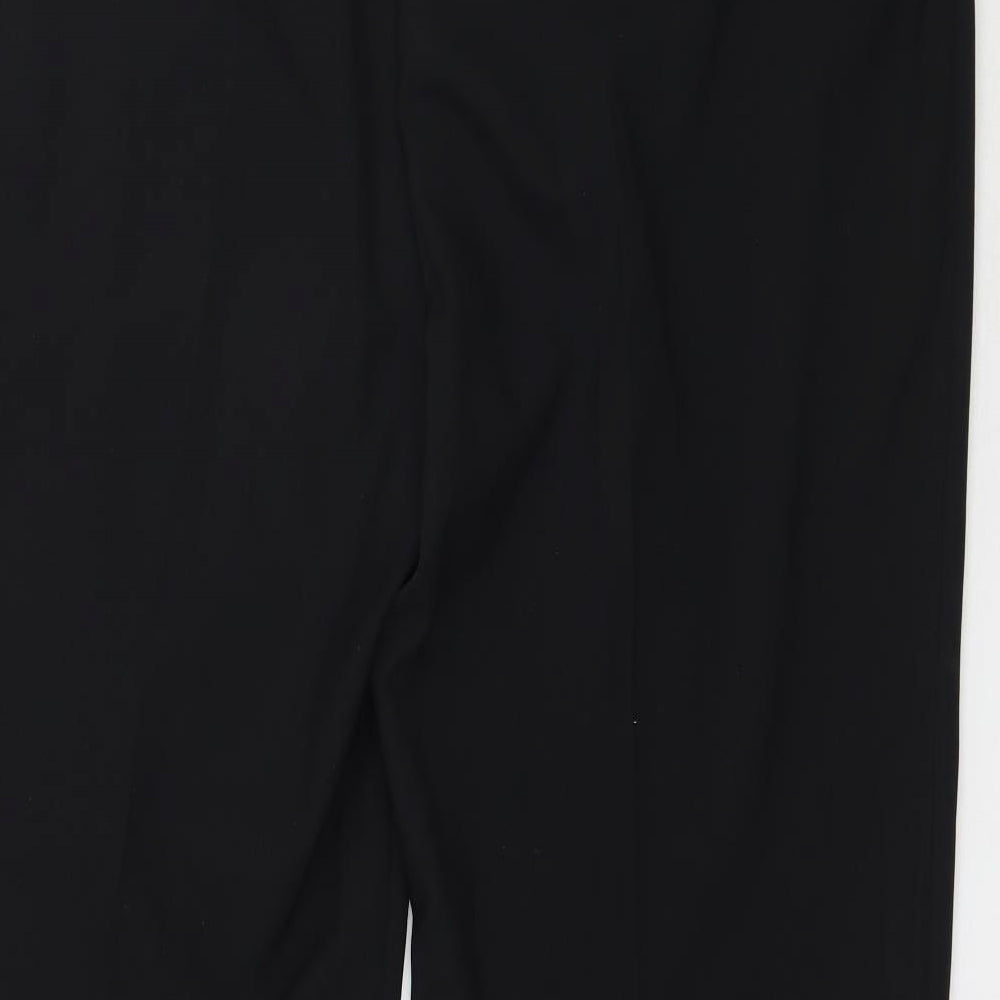 Marks and Spencer Womens Black   Trousers  Size 18 L32 in - Work Office