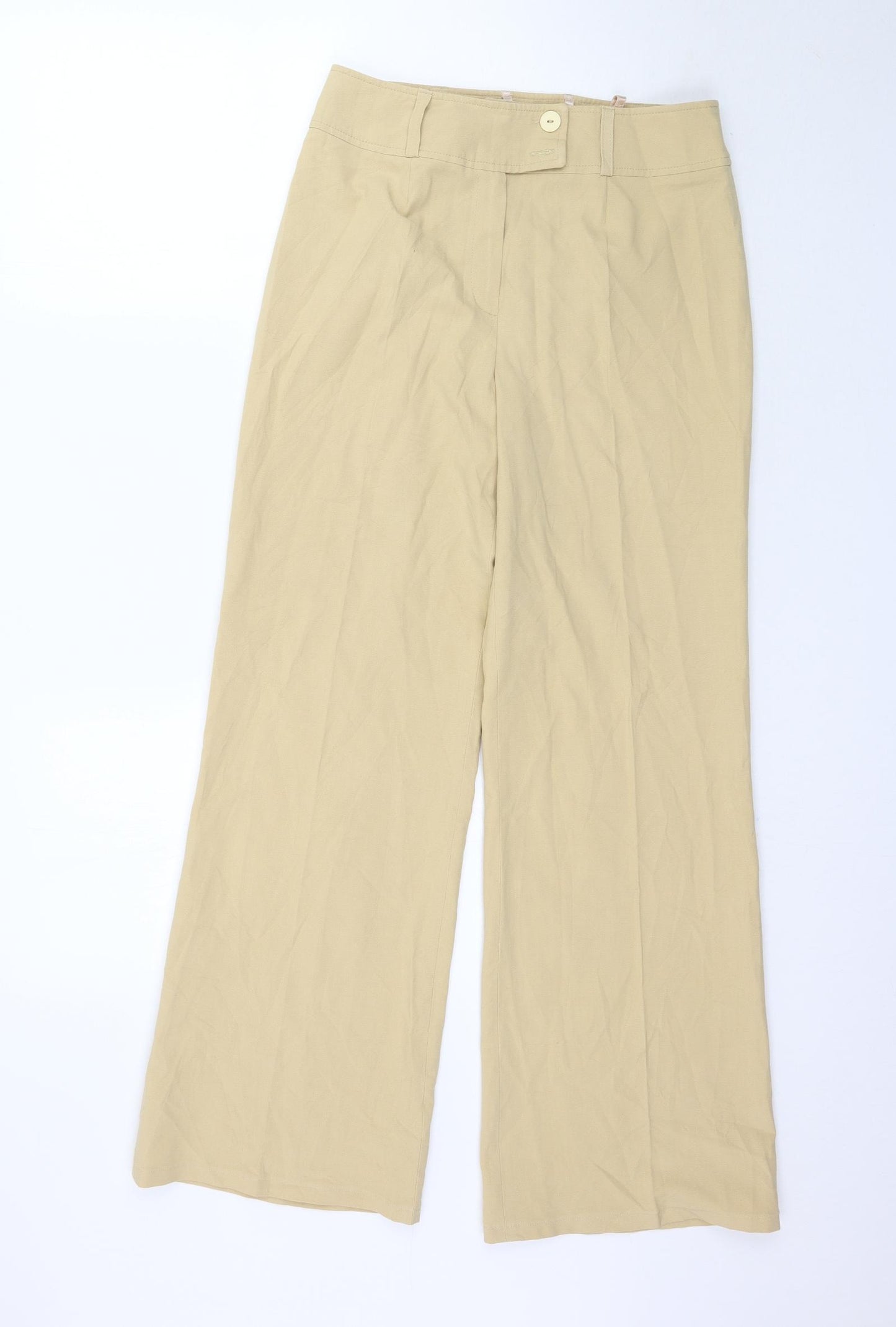 Artmex Womens Beige   Trousers  Size 8 L30 in