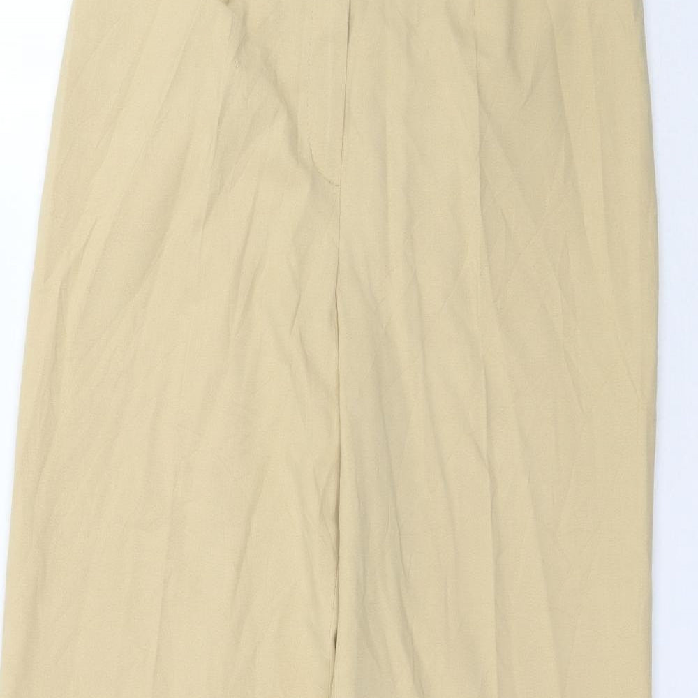 Artmex Womens Beige   Trousers  Size 8 L30 in