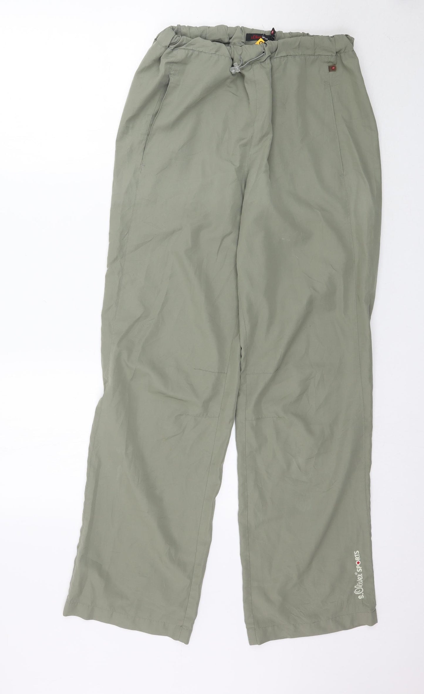 s.Oliver Womens Green   Trousers  Size 10 L31 in
