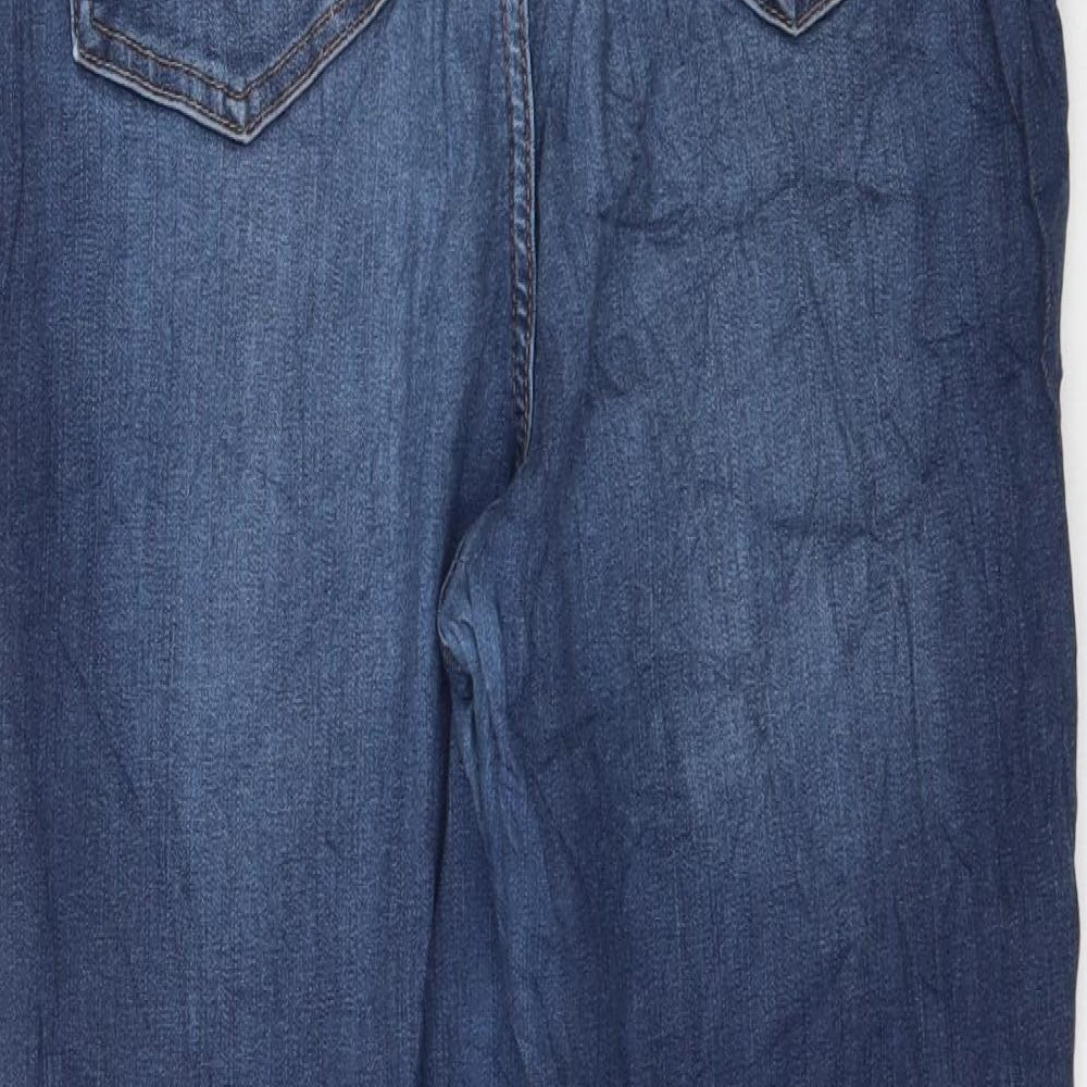 Preworn Womens Blue  Denim Skinny Jeans Size 34 in L26 in