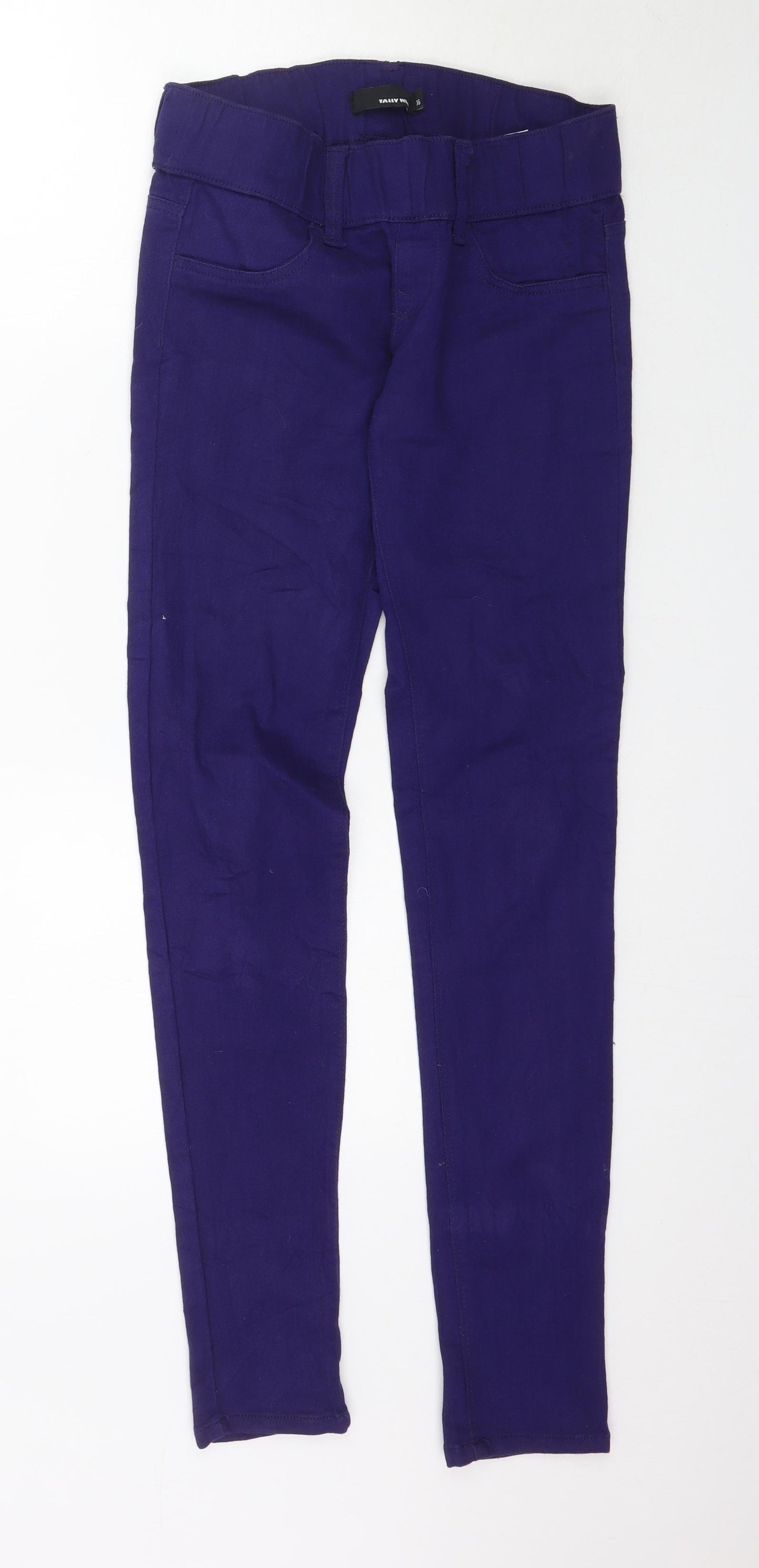 TALLY WEiJL Womens Purple  Denim Jegging Jeans Size 8 L31 in