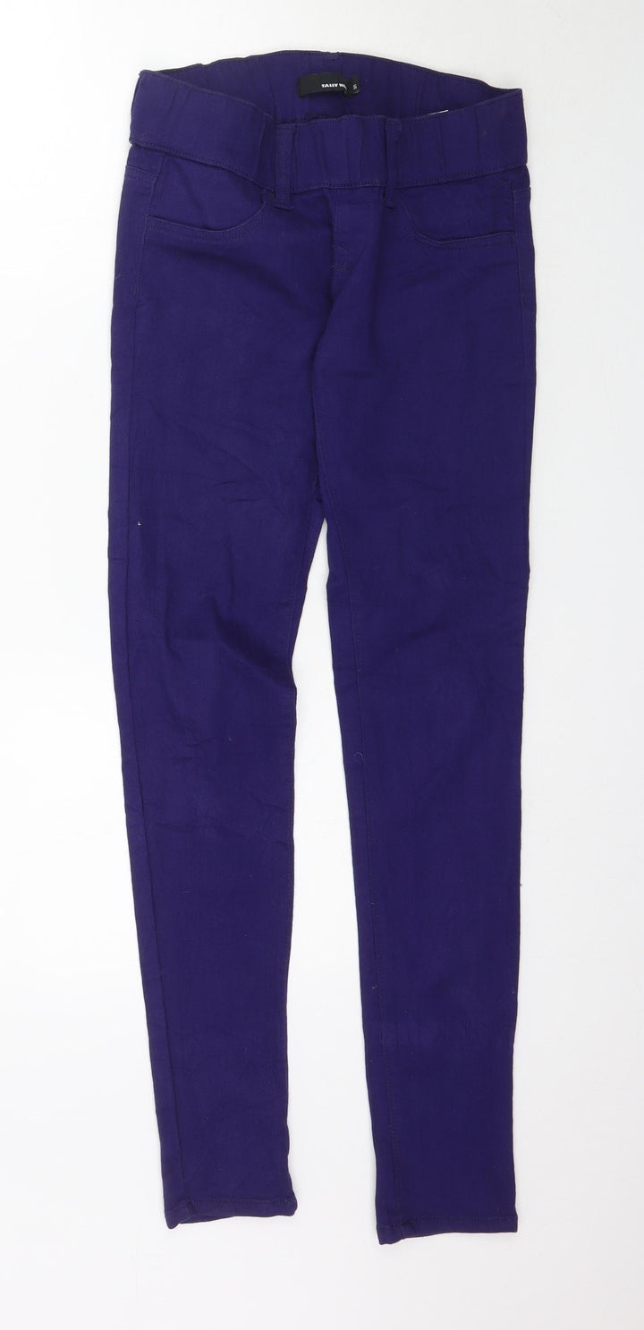 TALLY WEiJL Womens Purple  Denim Jegging Jeans Size 8 L31 in