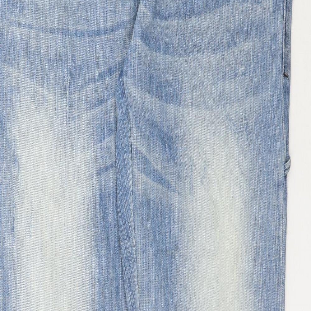 NEXT Womens Blue  Denim Straight Jeans Size 14 L34 in