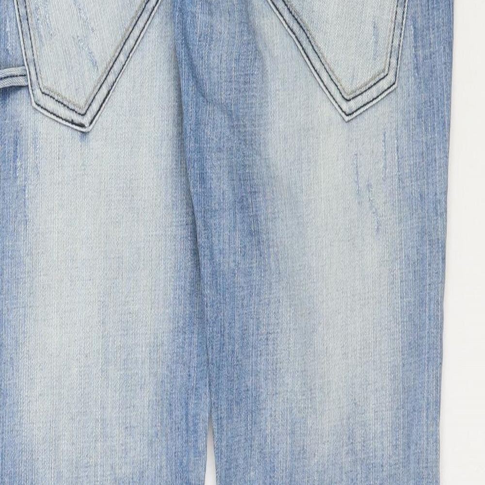 NEXT Womens Blue  Denim Straight Jeans Size 14 L34 in