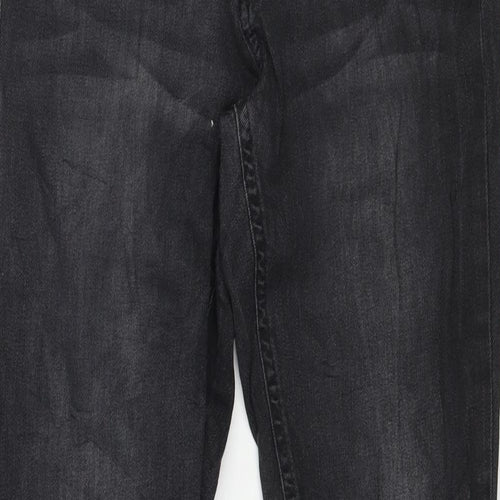 Preworn Womens Black  Denim Skinny Jeans Size 30 L32 in