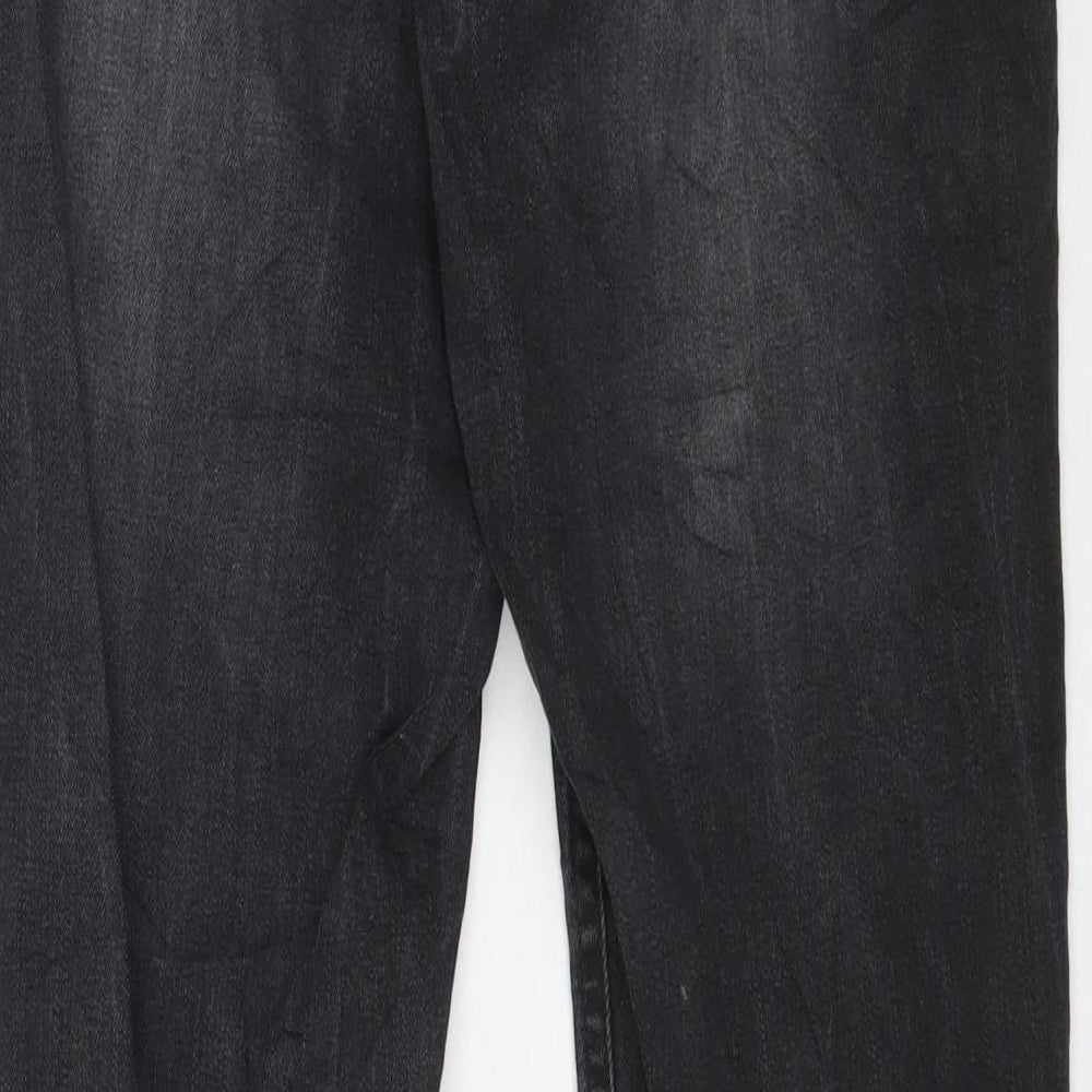 Preworn Womens Black  Denim Skinny Jeans Size 30 L32 in
