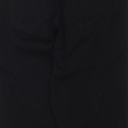 Preworn Womens Black  Denim Jegging Jeans Size XL L28 in