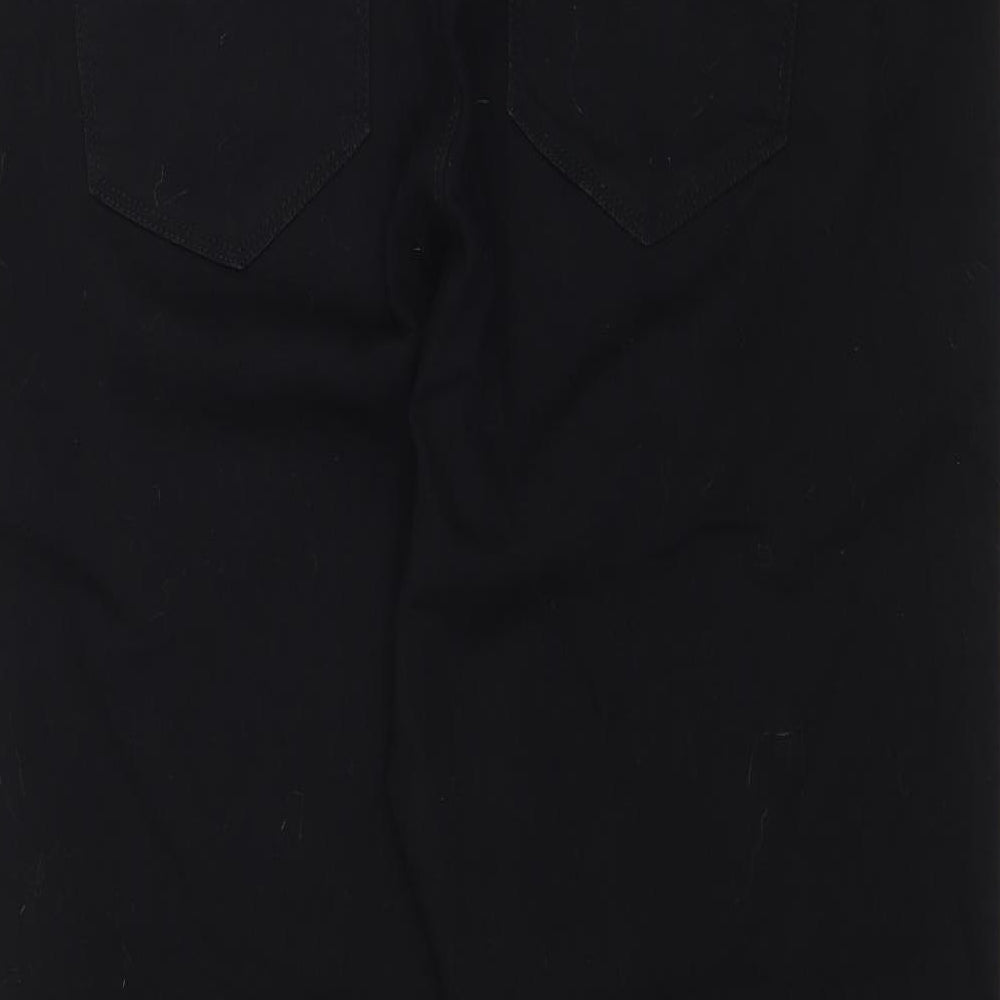 Preworn Womens Black  Denim Jegging Jeans Size XL L28 in