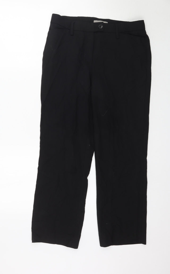 GARDEUR Womens Black Trousers Size 33 in L27 in - Work Office