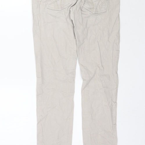 Preworn Womens Beige  Denim Skinny Jeans Size 32 in L32 in