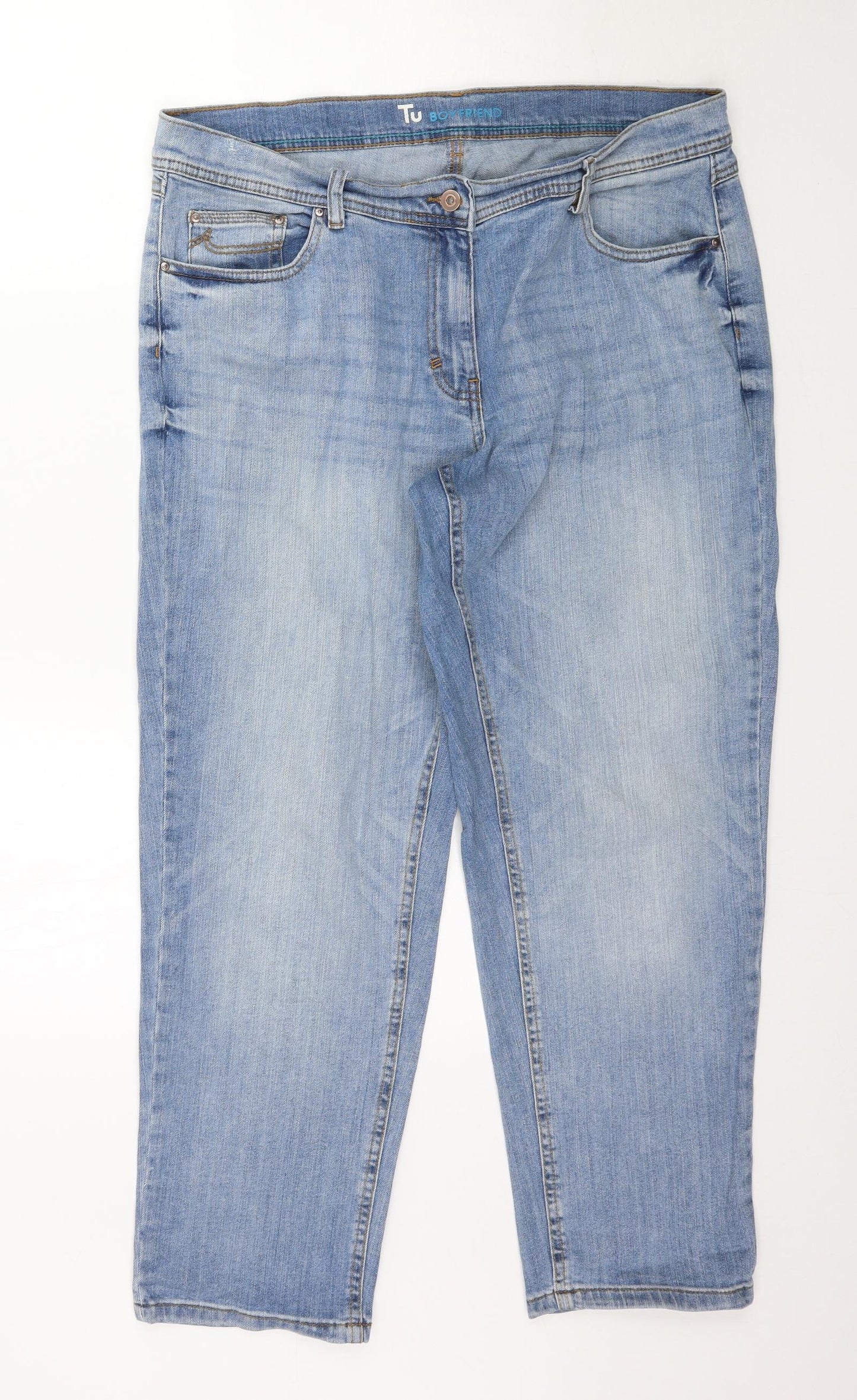 TU Womens Blue  Denim  Jeans Size 16 L28 in