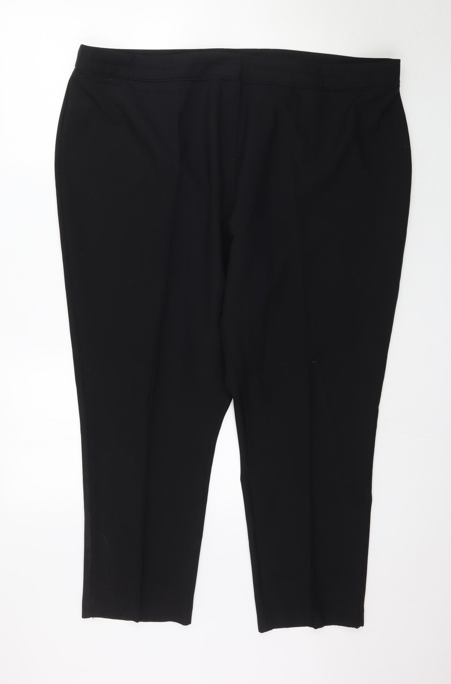 F&F Womens Black   Trousers  Size 24 L27 in - Work Office