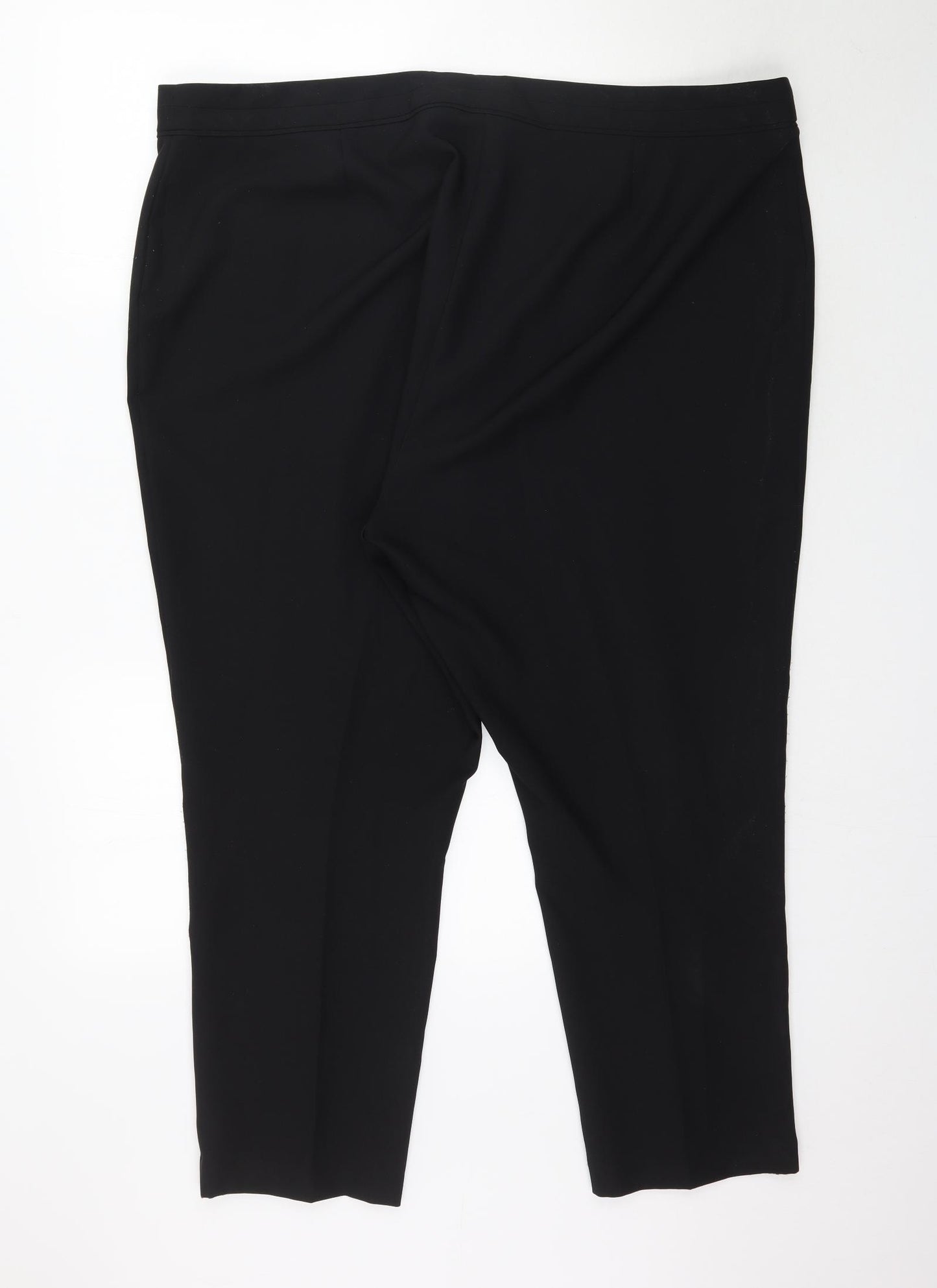 F&F Womens Black   Trousers  Size 24 L27 in - Work Office
