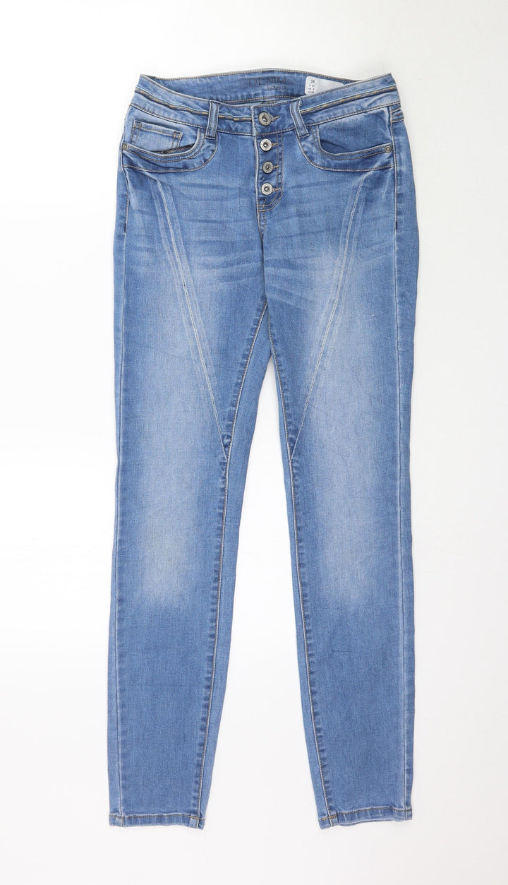 Denim 1982 Womens Blue Denim Skinny Jeans Size 8 L31 in