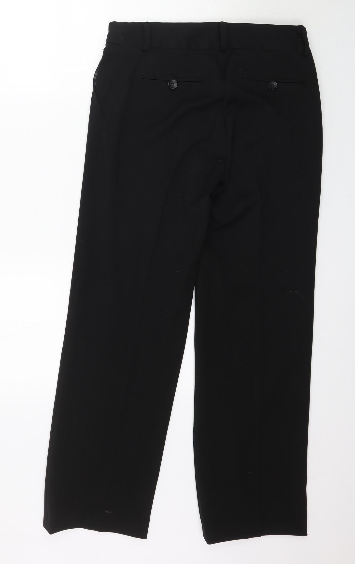 Fransa Womens Black   Trousers  Size 8 L30 in