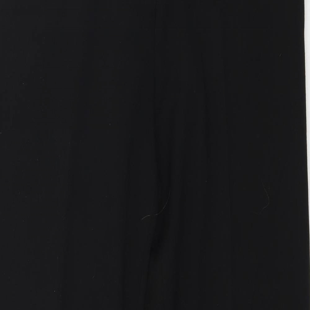 Fransa Womens Black   Trousers  Size 8 L30 in