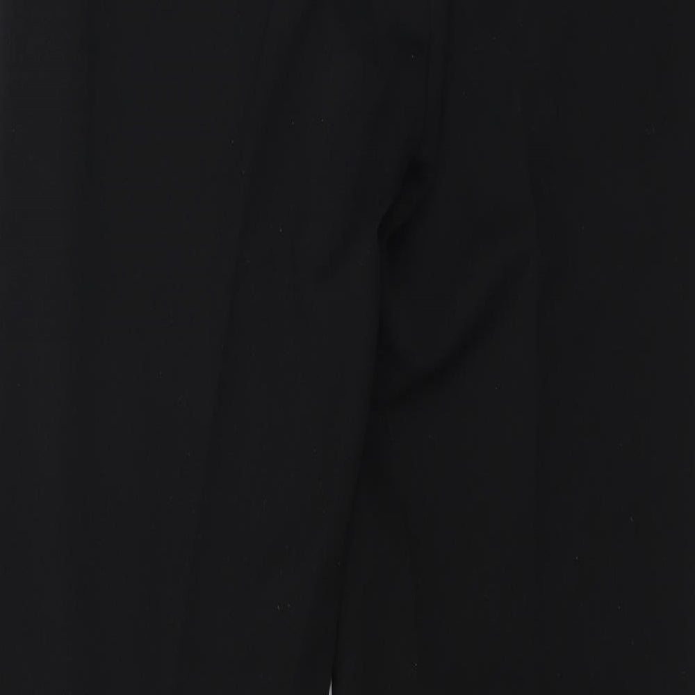 Fransa Womens Black   Trousers  Size 8 L30 in