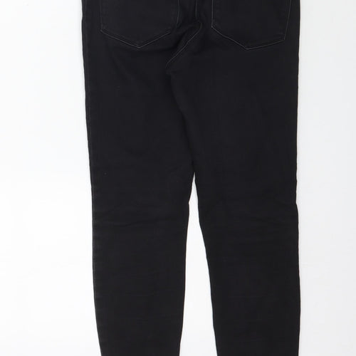 Papaya Womens Black  Denim Skinny Jeans Size 8 L25 in