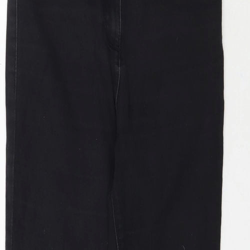 Papaya Womens Black  Denim Skinny Jeans Size 8 L25 in