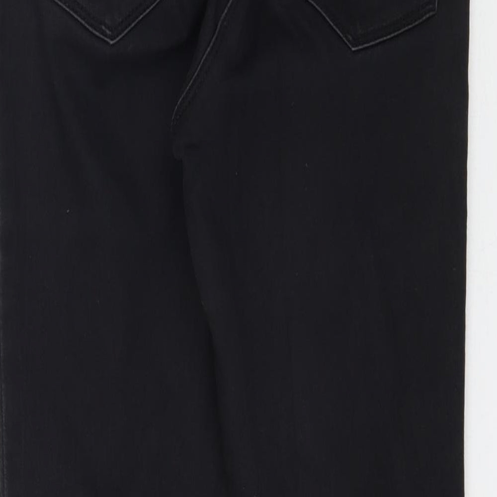 Papaya Womens Black  Denim Skinny Jeans Size 8 L25 in