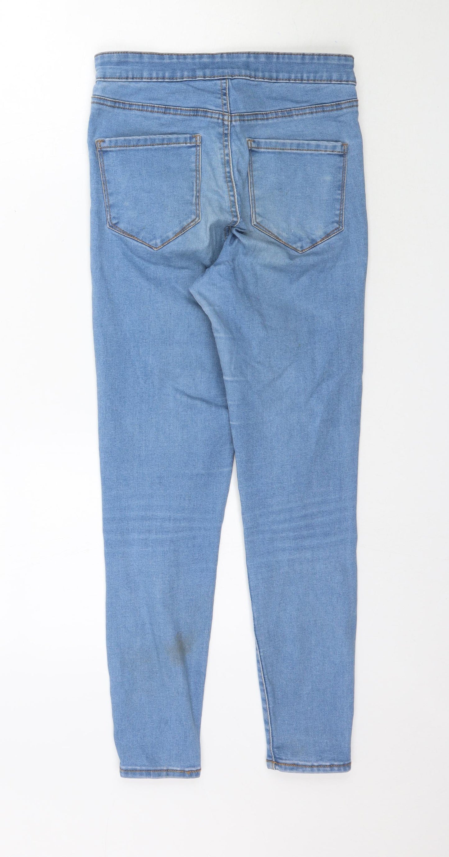 Denim Co. Womens Blue  Denim Skinny Jeans Size 8 L26 in