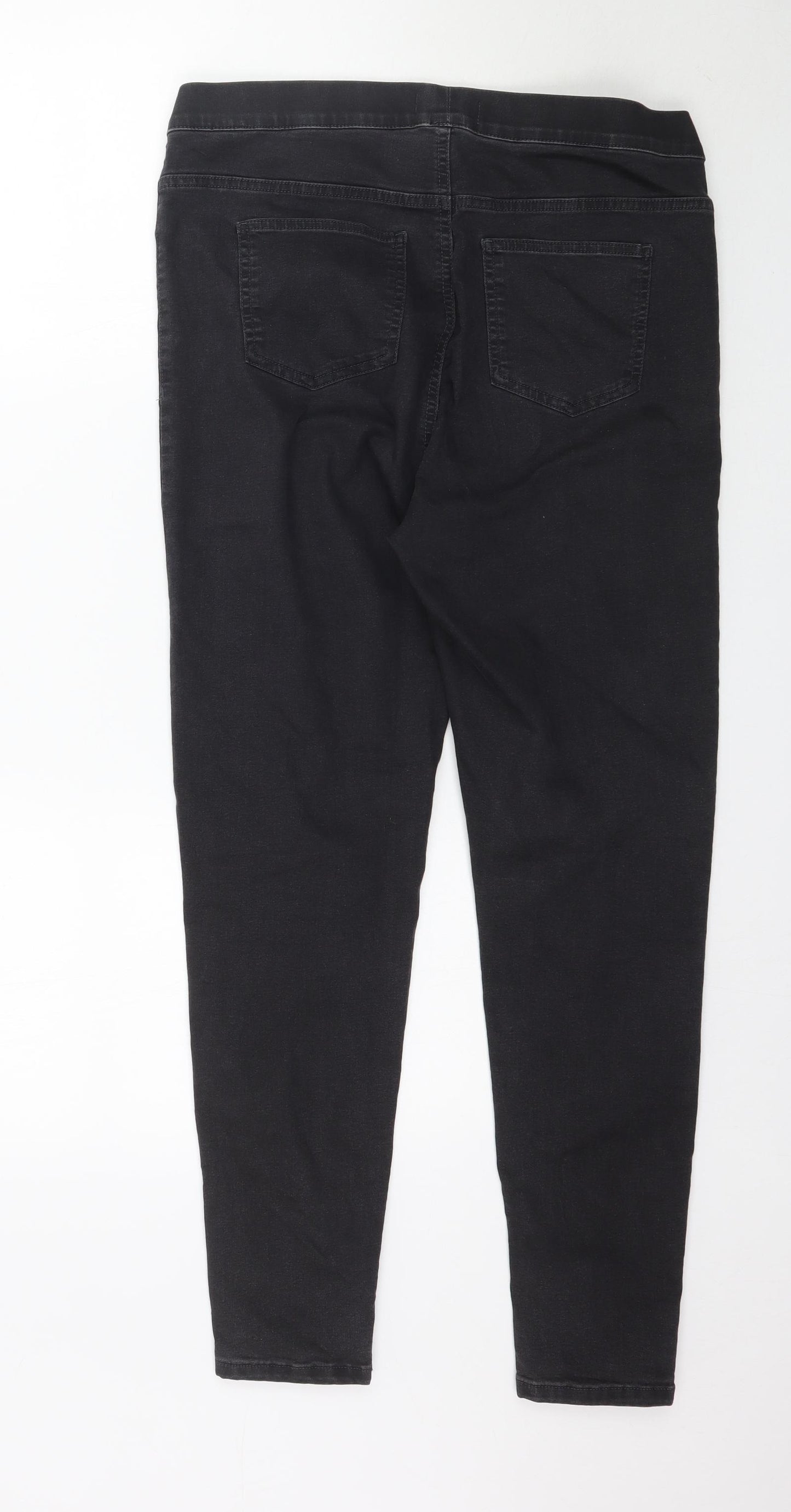 Marks and Spencer Womens Black  Denim Jegging Jeans Size 14 L29 in