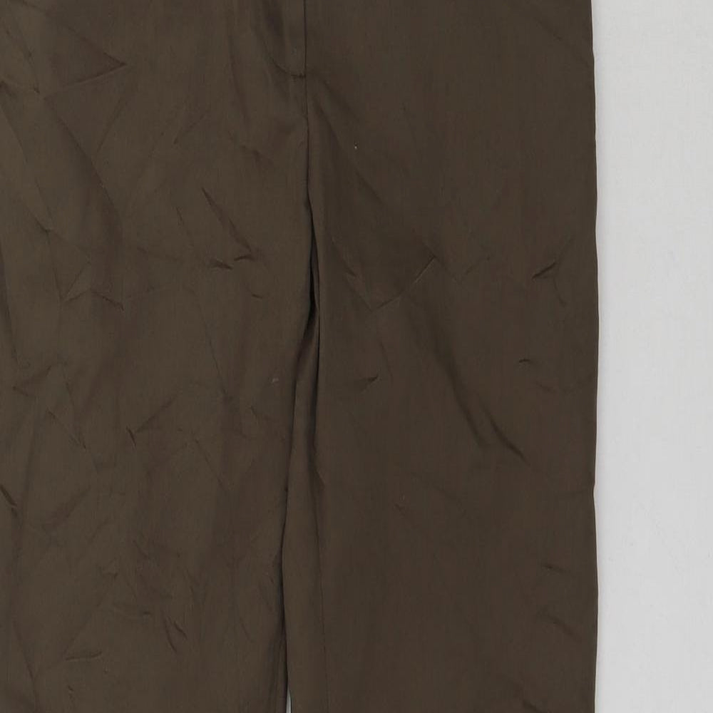 Phildar Womens Green   Trousers  Size 8 L32 in - Khaki