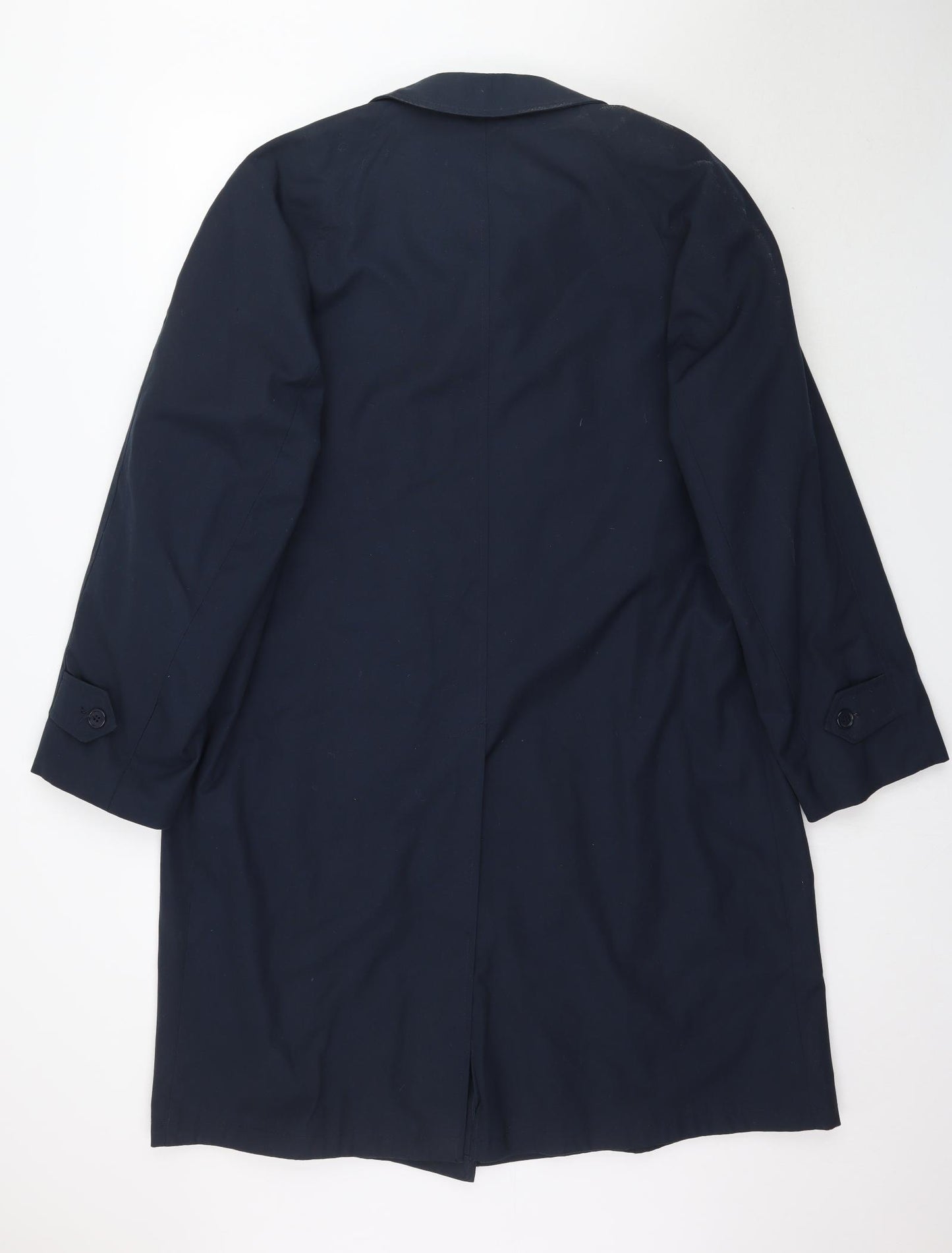 Preworn Womens Blue   Overcoat Coat Size 14