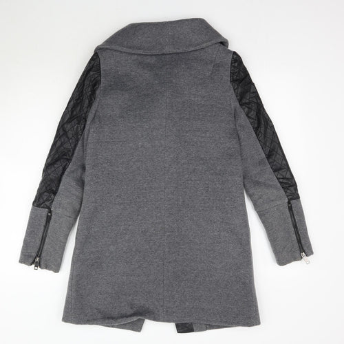 Osley Womens Grey   Overcoat Coat Size 10
