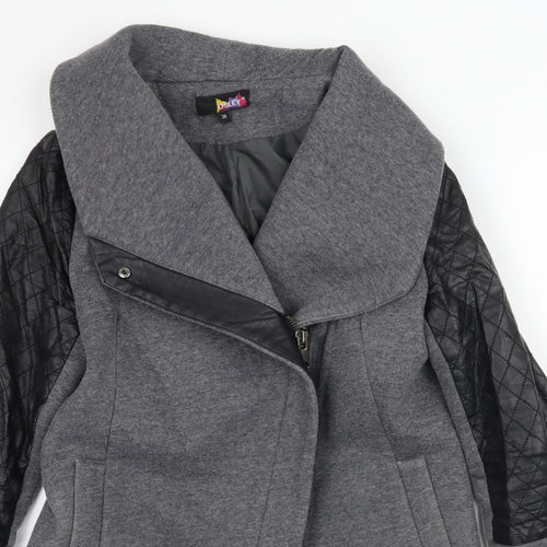 Osley Womens Grey   Overcoat Coat Size 10