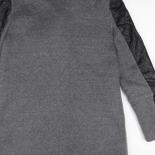 Osley Womens Grey   Overcoat Coat Size 10