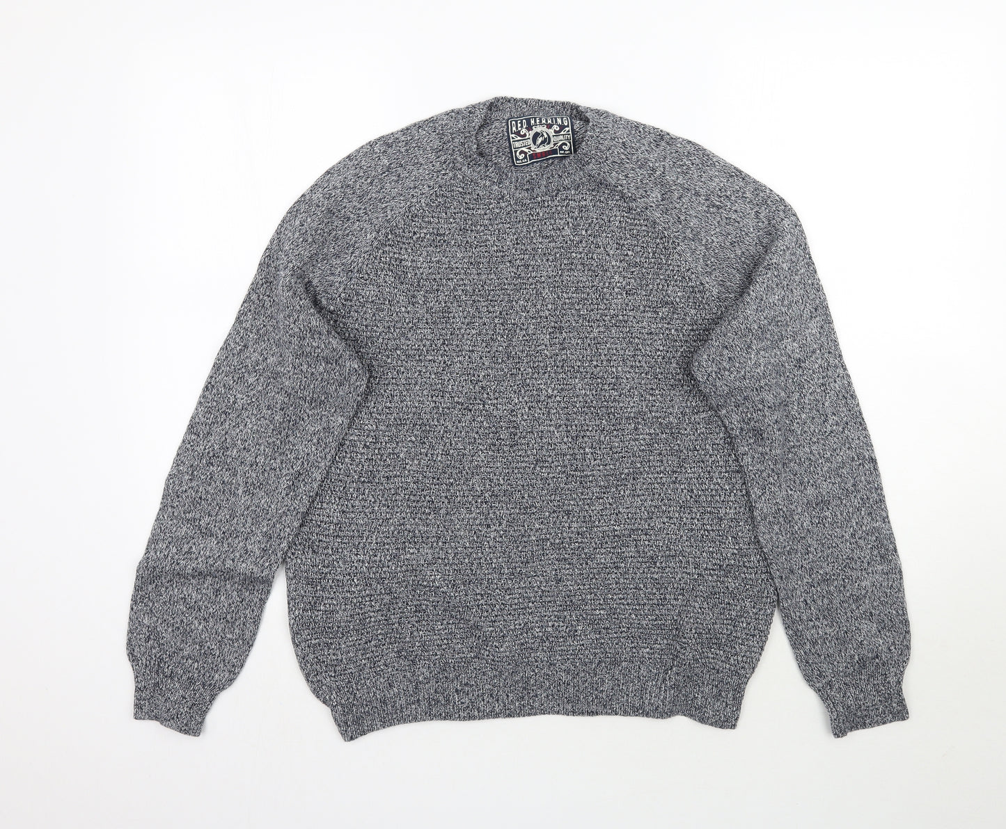 Red Herring Womens Grey  Knit Pullover Jumper Size S