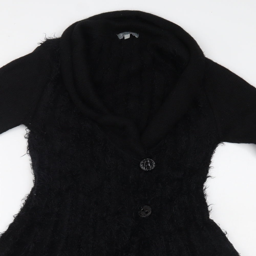 M&S Womens Black   Cardigan Jumper Size M